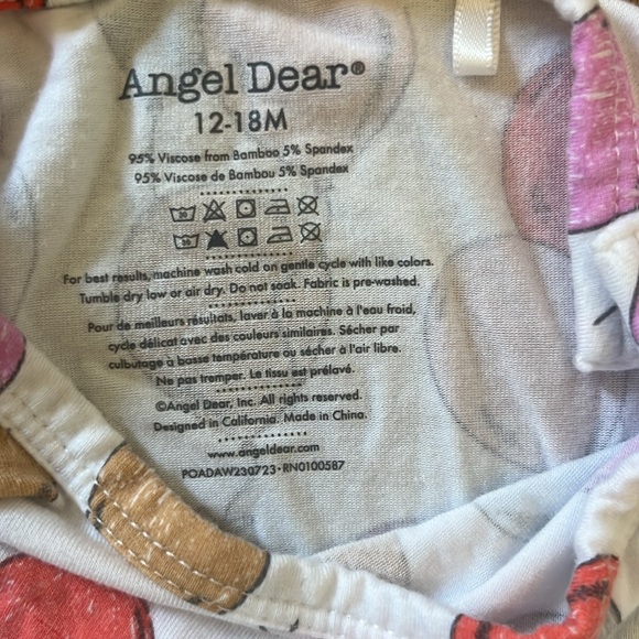 Angel dear balloons twirly bodysuit dress 12-18 months - Picture 3 of 5